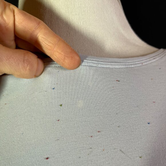 Lululemon Size 8? Back in Action Speckled Blue Long Sleeve Tee - Picture 11 of 11